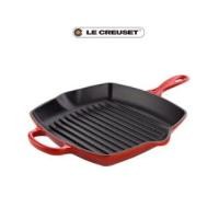 ราคา LE CREUSET กระทะเหล็กเคลือบฟันนำเข้าจากฝรั่งเศส ใหม่ กระทะสเต็กทรงสี่เหลี่ยม (20698906229)