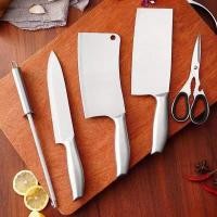 ราคา ชุดมีดทำครัว มีดสแตนเลส ชุดมีดสแตนเลสทำครัว 5 6ชิ้น มีดครัวชุดมีด เซ็ตมีดทำครัว ฐานเก็บ (20473064207)