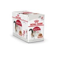 ราคา ยกกล่อง 12 ซอง Royal Canin Instinctive Pouch Gravy อาหาร เปียก แมวโต รูปร่างดี เกรวี่ 85 (13151039893)