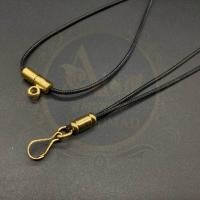 ราคา สร้อยพระเชือกเงา สร้อยห้อยพระ 2 องค์สร้อยเชือกร่มเคลือบเงา1 5มิล (8762586276)