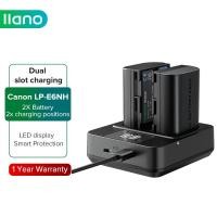 ราคา LLANO Cannon LP E6 LP E6N LP E6NH เครื่องชาร์จแบตเตอรี่กล้องดิจิตอลสำหรับ EOS R5 R6 5D Mark IV III 5DS R 6D Mark 70D 7D 90D 80D พร้อมเครื่องชาร์จแบตเตอรี่ (16476396344)