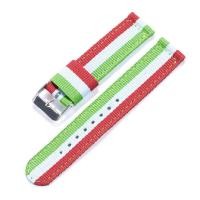 ราคา สายนาฬิกาผ้าไนล่อนสายนาฬิกาข้อมือ20มม 22มม พร้อมหัวเข็มขัดสีทองสำหรับ Samsung Galaxy Watch 46มม 42มม Active2 Active1 GearS3สายรัดข้อมือไนล่อนสีทองสำหรับ Galaxy Watch4 (20022989674)