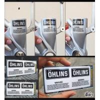 ราคา สติ๊กเกอร์ Ohlins สติ๊กเกอร์ติด โช๊ค Ohlins พื้นสีอักษรใส โอลิน Sticker Ohlins floor clear color letters (4704520684)