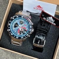 ราคา Watchtime D ziner นาฬิกาข้อมือยี่ห้อหรู แบรนแท้ กันน้ำ100 มีป้ายรับประกัน พร้อมสายหนัง สลับสายเปลี่ยนได้ พร้อมกล่องแบรนด์ (13370712138)