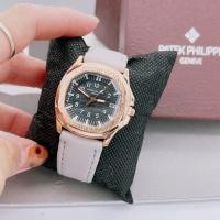 ราคา นาฬิกาปาเตะ สายหนัง มีวันที่ ขอบโรสโกล สามสีพาสเทลพร้อมกล่องดำนะคะ (19020682554)