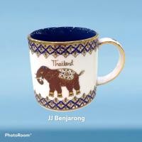 ราคา แก้วมัค เบญจรงค์ coffee tea Mug by JJ Benjarong (8841546940)