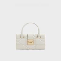 ราคา CHARLES and KEITH CK2 30782203 Metal buckle strap hand held crossbody กระเป๋าสี่เหลี่ยมเล็ก (20524070238)