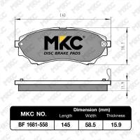 ราคา ผ้าเบรคหน้า หลัง MAZDA BT50 บีที50BT50PRO บีที50โปร 2WD4WD 2006 2020FIGHTER มาสด้า ไฟท์เตอร์ ปี96 06 ผ้าเบรค MKC ผ้าเบรคหน้า BT50 ผ้าเบรคหลัง BT50 (15635240511)
