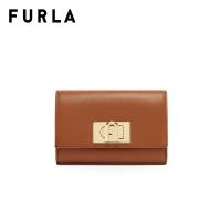 ราคา FURLA กระเป๋าสตางค์ผู้หญิง รุ่น 1927 M COMPACT WALLET COGNAC h (20518680135)