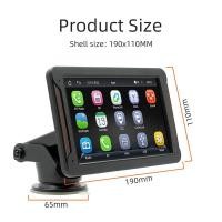 ราคา 7Inch Car Touch Screen Wireless CarPlay Android Auto Car Portable Radio Bluetooth MP5 FM Receiver the Host B5301 (20675745327)