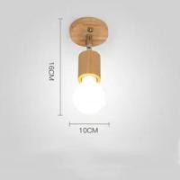 ราคา สไตล์ญี่ปุ่นโคมไฟไม้Track Lighting สปอตไลท์ตกแต่ง สปอตไลท์ตกแต่งโคมไฟมินิมอลเพดาน (20074538632)