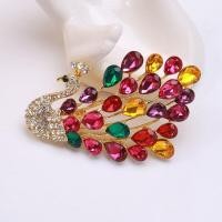 ราคา เข็มกลัดนกยูงคริสตัลประกายหรูหราเข็มกลัดเข็มกลัดติดเสื้อวินเทจเครื่องประดับตราสัตว์น่ารักเครื่องประดับแฟชั่นเสื้อโค้ทสูทเครื่องประดับหมุด (17819793949)