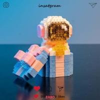 ราคา เลโก้ราคาถูกๆ เลโก้นาโนบล็อกมีไฟ ของเล่นนักบินอวกาศ LED รูปกล่องของขวัญสร้างสรรค์ DIY ของขวัญสำหรับเด็ก ของเล่นเด็ก (18485481221)