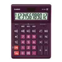 ราคา Casio Calculator เครื่องคิดเลข รุ่น GR 12C 3สี GR 12C LB สีฟ้าอ่อน GR 12C WR แดง GR 12C PK ชมพู ของใหม่ของแท้100 ประกันศูนย์เซ็นทรัลCMG 2 ปี (15676810688)