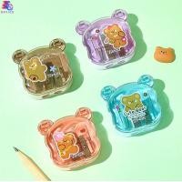 ราคา กบเหลาดินสอ กบเหลาดินสอลายการ์ตูน กบเหลา 2 รู มีฝาเปิดปิด ลายหมี คละสี ที่เหลาดินสอ กบเหลาดินสอพลาสติก กบเหลาน่ารัก พร้อมส่ง (20925146155)