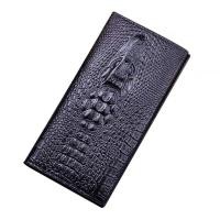 ราคา กระเป๋าสตางค์ กระเป๋าผู้ชาย ลายหนังจระเข้ เกรดพรีเมี่ยม CROCODILE WALLET ส่งไวจากไทย (7826747387)