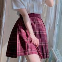 ราคา พร้อมส่ง ผู้หญิง เอวสูง กระโปรงพลี สไตล์ญี่ปุ่น JK กระโปรงลายสก๊อต ลายสก๊อตน่ารัก กระโปรงเทนนิส (20956001059)