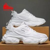 ราคา รองเท้าบุรุษฤดูร้อนรองเท้ากีฬาที่ระบายอากาศได้ดีสไตล์อินเทรนด์และหลากหลายของผู้ชายพร้อมรองเท้าอินเทรนด์วิ่งสีดำและลำลองของพ่อที่เพิ่มความสูง (19692202170)