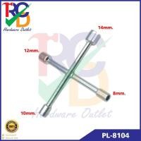 ราคา ประแจกากบาท กากบาทเล็ก ถอดน๊อตขนาด 8101214 mm บล๊อคประแจกากบาทขันน๊อต (10925425948)