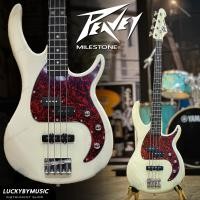 ราคา เบส Peavey จำนวน 4 สาย เบสไฟฟ้า สีขาวครีม Ivory สีแดง สีไม้ เซลลูลอยด์ 3 ชั้น จำนวน 22 เฟรต Bass Guitar ฟรี สายแจ็ค ปิ๊ก 3 อัน (21134549068)