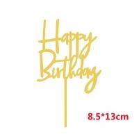 ราคา 10 ชิ้น เซต สุขสันต์วันเกิด เค้ก ท็อปเปอร์ สีชมพู ทอง อะคริลิค เค้ก ท็อปเปอร์ เด็ก อาบน้ํา เค้ก วันเกิด เค้ก ธง ตกแต่ง (20402990891)