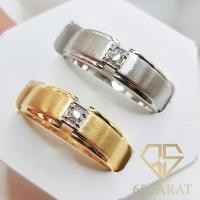 ราคา 65Carat แหวนเพชรแท้ แหวนชาย เพชรเบลเยี่ยมคัท น้ำ100 เพชรรวม 7ตัง ทองแท้9K 37 5 รหัสR02 (19806858047)