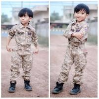 ราคา ชุดทหาร ชุดกัปตันยู ชุดทหารเกาหลี ชุดทหารเด็ก (17393041570)