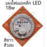 ราคา แผงไฟแม่เหล็ก LED แผงวงจร แผ่นชิป โคมไฟ โคมไฟเพดาน ไฟติดห้อง ตัวใช้แทนหลอดนีออนกลม 18W (11543973728)