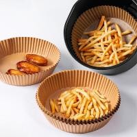 ราคา 50pcs Air Fryer Liner Non Stick Round AirFryer Paper Bowl for Kitchen Microwave Oven Steamer Baking Mats (14255523011)
