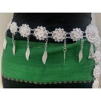 ราคา เข็มขัดเงินขาวระย้าใบไม้ต่อดอกใส่กับชุดไทยสวยๆ (20172549427)