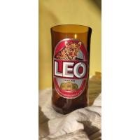 ราคา แก้ว ตัดจากขวดเบียร์ ขนาด 330ml งานDIY ติดสติ๊กเกอร์กันน้ำให้เรียบร้อย (19090425855)