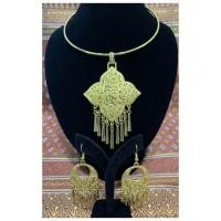 ราคา สร้อยคอ ต่างหู สร้อยรำเซิ้ง สร้อยนางรำ สร้อยล้านนาเครื่องประดับชุดไทย สินค้ามีพร้อมส่ง (20335440067)