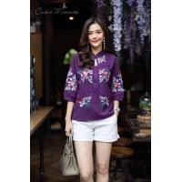 ราคา เสื้อลินินเกรดพรีเมี่ยม เนื้อผ้าขึ้นลาย เนื้อผ้ามีความนุ่ม ผ้าดีมากค่ะ งานปักฝีมือสวยมากๆค่ะ Cutie Minute (17357883903)