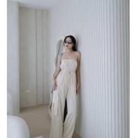 ราคา 9547 จั้มยาวเกาะอกzara อกเป็นสม็อค เอวรูดได้ตามเอวขาเป็นทรงกระบอก intuon (20734643688)