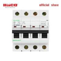 ราคา HACO MCB เบรกเกอร์ เซอร์กิต ลูกย่อยร์ 40A 4P ฮาโก้ สีขาว รุ่น H7 40 4C (19902923239)