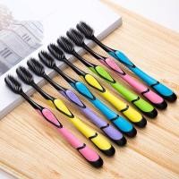 ราคา ส่งจากไทย 1 แปรงสีฟันผู้ใหญ่ แปรงสีฟันชาโคล แปรงสีฟัน toothbrush (20687663422)