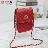 ราคา YNG กระเป๋าสะพายข้างผู้หญิง ทรงกล่องนม สายโซ่ หน้านวม รุ่น 91527 (20505642302)