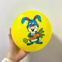 ราคา ลูกบอลยาง ลูกบอล PVC ลายการ์ตูน สีสันสดใส บอลยาง ลูกบอลเด็กเล่น บอลชายหาด ขนาด 9 นิ้ว (19759506233)