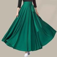 ราคา กระโปรงฟลาเมงโกสำหรับผู้หญิงกระโปรงเต้นแบบสเปนชุดเต้นระบำหน้าท้องชุดเดรสยาวไล่ระดับสีกระโปรงบานใหญ่กระโปรงยิปซี (19053894290)