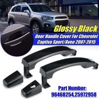 ราคา 2X Front Left and Right with Keyhole Glossy Black ABS Door Outer Handle Covers for Captiva Sport Aveo (20383128084)