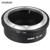 ราคา Andoer FD NEX อะแดปเตอร์แหวนเลนส์เมาท์สำหรับเลนส์ Canon FD เพื่อให้พอดีกับ Sony NEX E mount ตัวกล้องดิจิตอล (522300512)