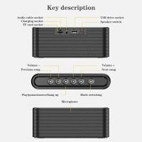 ราคา KeyNG ลำโพงเครื่องเสียงบลูทูธไร้สายแบบพกพาวิทยุไมค์เอฟเอ็มในตัวการ์ดไมโคร SD การ์ด USB ช่อง AUX In สำหรับสมาร์ทโฟนพีซี Manvo X6บลูทูธไร้สายการ์ดลำโพง U ดิสก์ (19494739414)