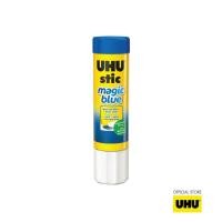 ราคา UHU ยู้ฮู กาวแท่งสีน้ำเงิน Magic blue เนื้อกาวสีน้ำเงิน ช่วยในการทา สีจะหายไปเมื่อกาวแห้ง ไม่ทำให้ทาซ้ำ (13635301409)