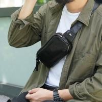 ราคา กระเป๋าหนังผู้ชาย กระเป๋าหนังคาดอกผู้ชาย สีดำ รุ่น B BK 8118 (20471020447)