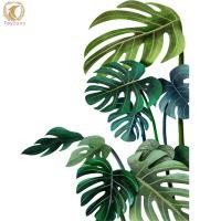 ราคา Leaves Pattern Wall Sticker Modern Art Decal Mural for Kids Rooms Home Decor (21025044284)