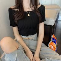 ราคา สินค้าขายดีเสื้อผ้าแฟชั่น เสื้อยืดผูหญิง เสื้อผ้าผู้ญิง เสื้อเชิ้ตผู้หญิงเสื้อยืดเสื้อสเวตเตอร์ตัวสั้นแขนสั้น เสื้อแฟชั่น เสื้อแฟชั่นเกาหลี เ (8726638475)