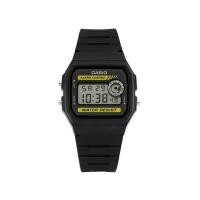 ราคา casio นาฬิกา ผู้หญิง กัน น้ำ นาฬิกาข้อมือผู้หญิง F 91W คาสิโอ สายยาง สีดำ (20826003192)