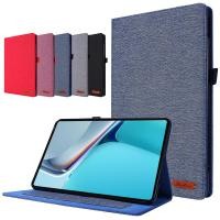ราคา สำหรับ Huawei เคสแท็บเล็ตพร้อมที่ใส่ดินสอPremium Denim Folio Flip Soft TPU กลับเคสตั้งสำหรับ Huawei MatePad Pro 12 6 MatePad 11 MatePad T10 T10s MatePad T8 MatePad 10 4 MatePad Pro 10 8 M6 10 8 (98095