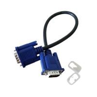 ราคา จอมอนิเตอร์3 5สาย VGA 15Pin ตัวผู้กับตัวผู้วิดีโอสั้นสายเคเบิลต่อโทรศัพท์สีน้ำเงิน30ซม (20447423568)