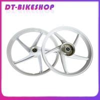 ราคา ล้อแม็ก Wave 125r 100s ชุดล้อ ล้อแต่ง W 125r ไซส์ ของแต่ง เวฟ 125r สีดำเงา ล้อแม็กรถมอไซค์ 1คู่ อะไหล่แต่ง (20757710963)
